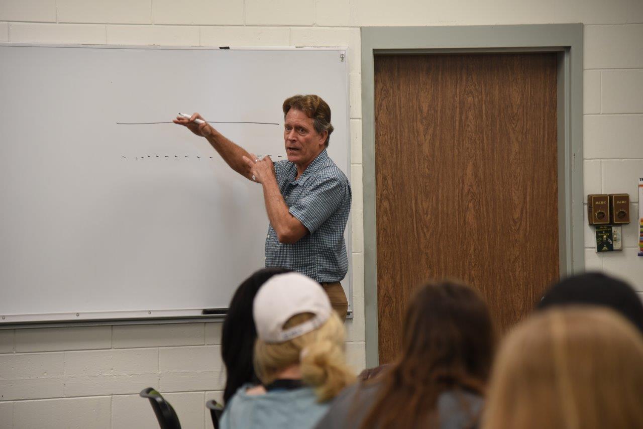 Richter in classroom